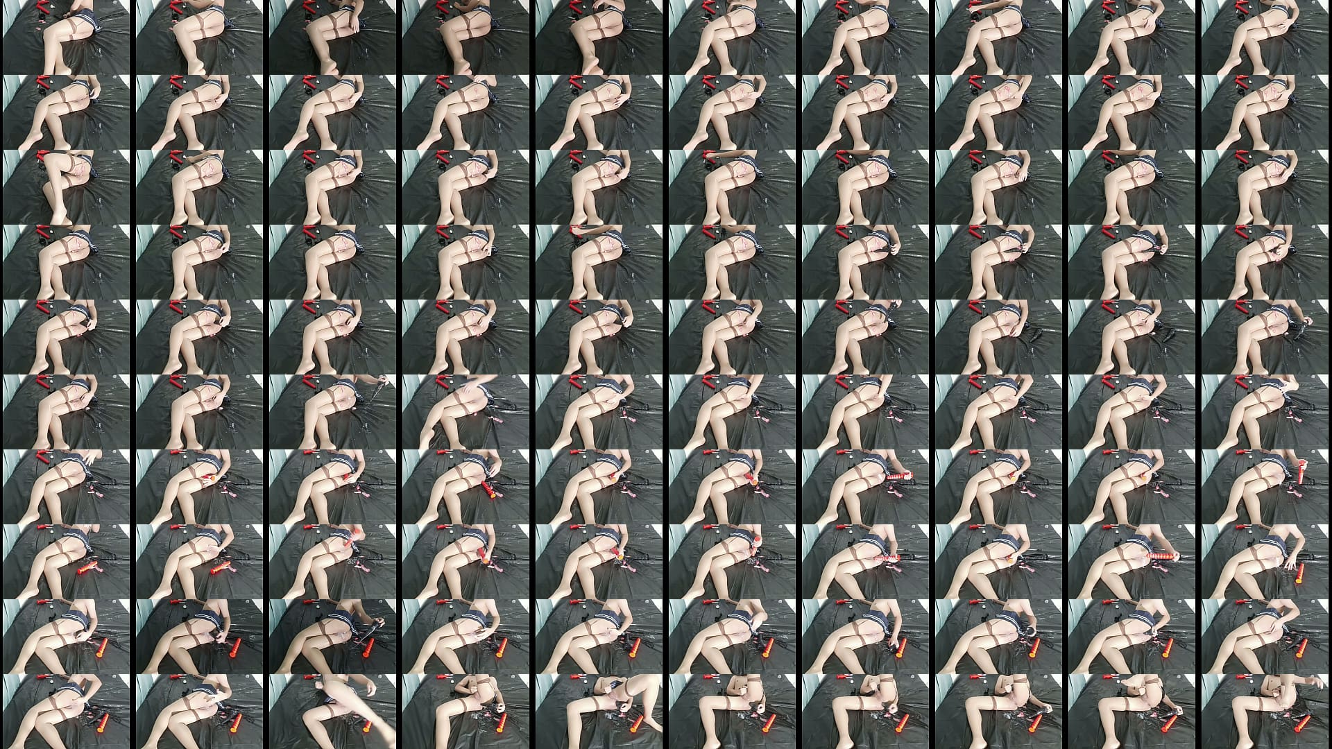This cute 18 year old femboy really knows how to enjoy anal sex with balls dildo 预览图