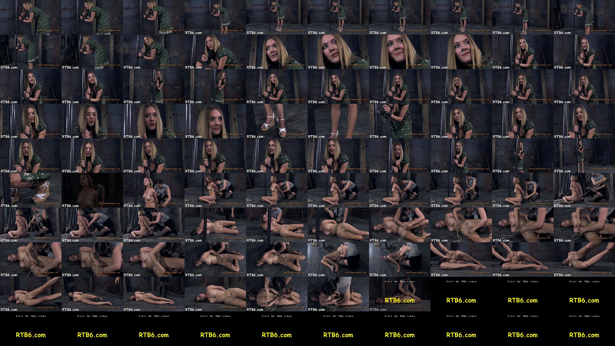 Tied up girl receives tongue and facial castigation 预览图