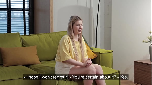 Chubby virgin blonde Liza gets fucked
