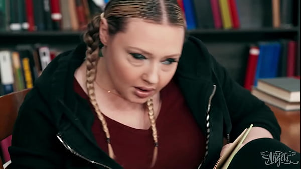 Seductive Librarian Eva Maxim Guides Cute Colllege Student Towards Her Cock - TRANS ANGELS