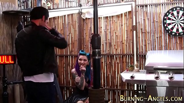 Emo whore gets rammed