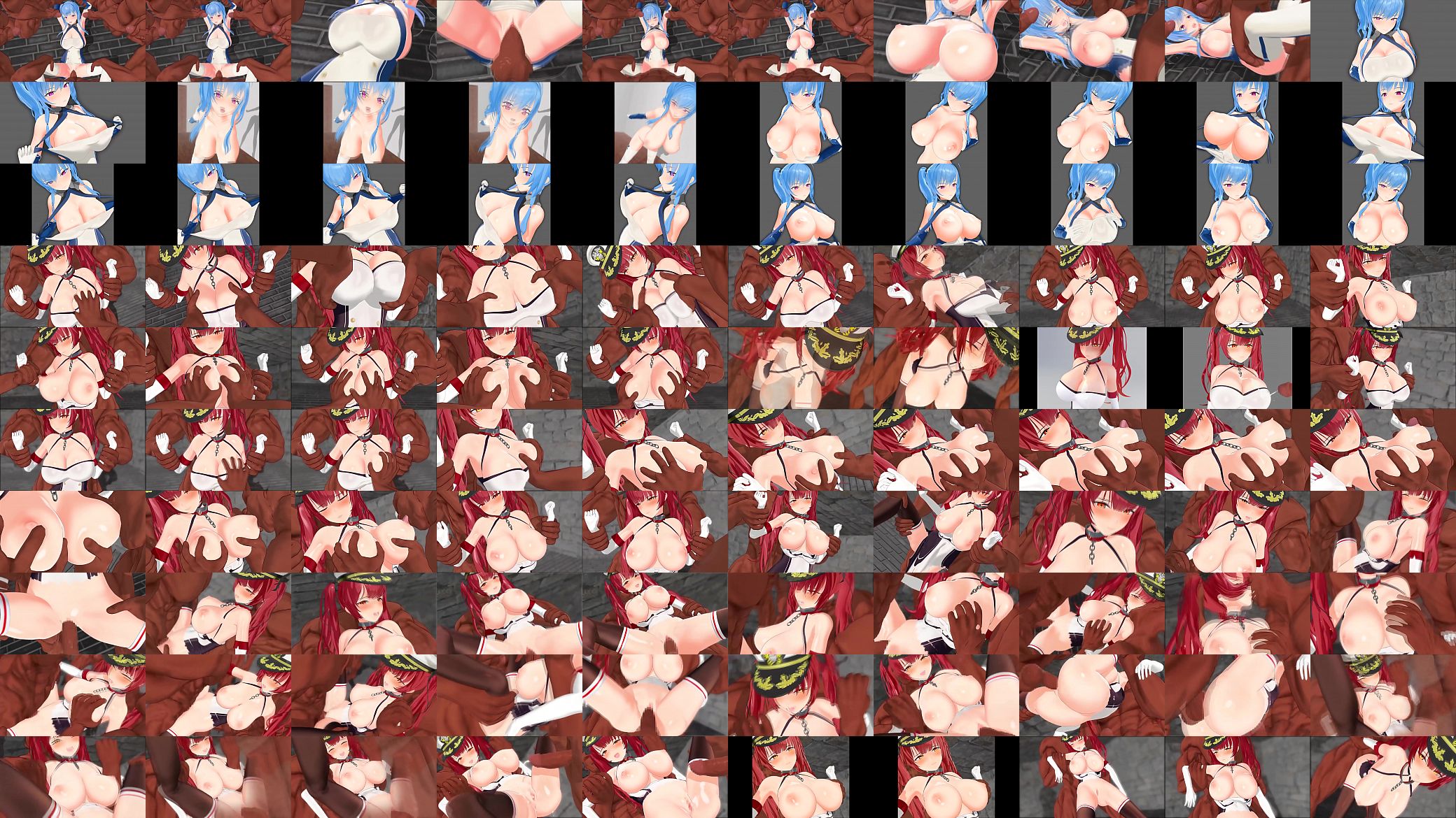 Azur Lane 3D Hentai - @Eringi 3DCG 预览图