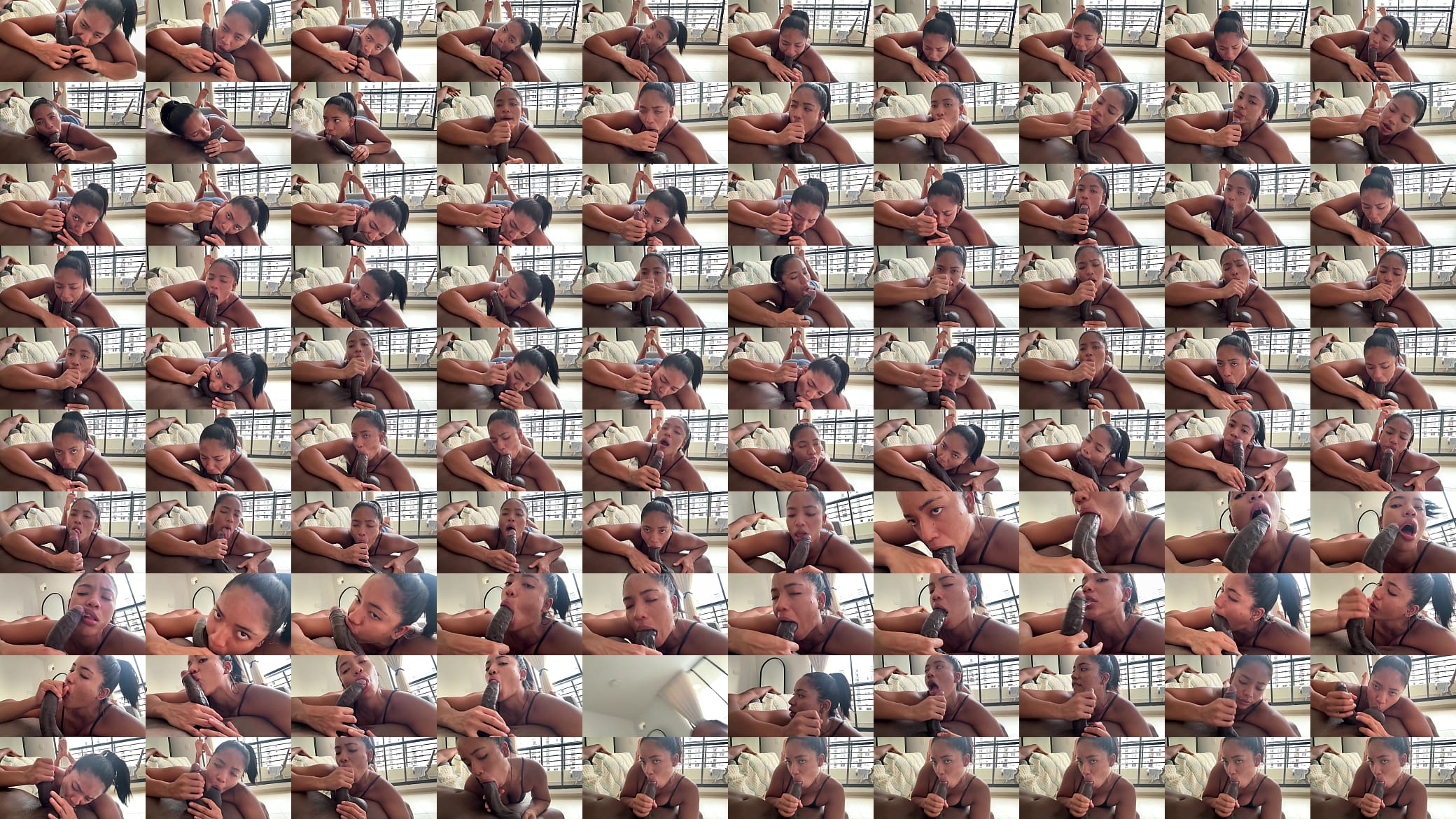 A delicious blowjob for my best friend&#039;s BBC -amateur couple- nysdel 预览图