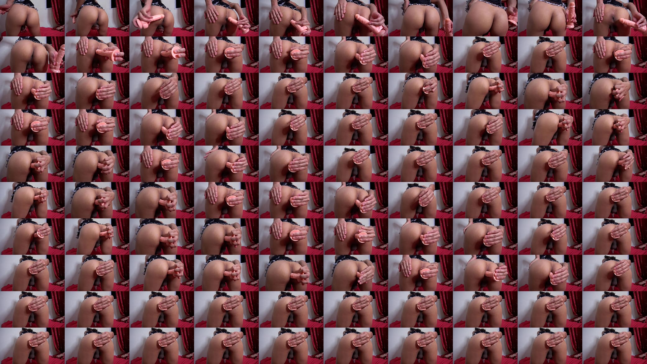 Punta transexual muestra como es disfrutar de su Dildo 预览图