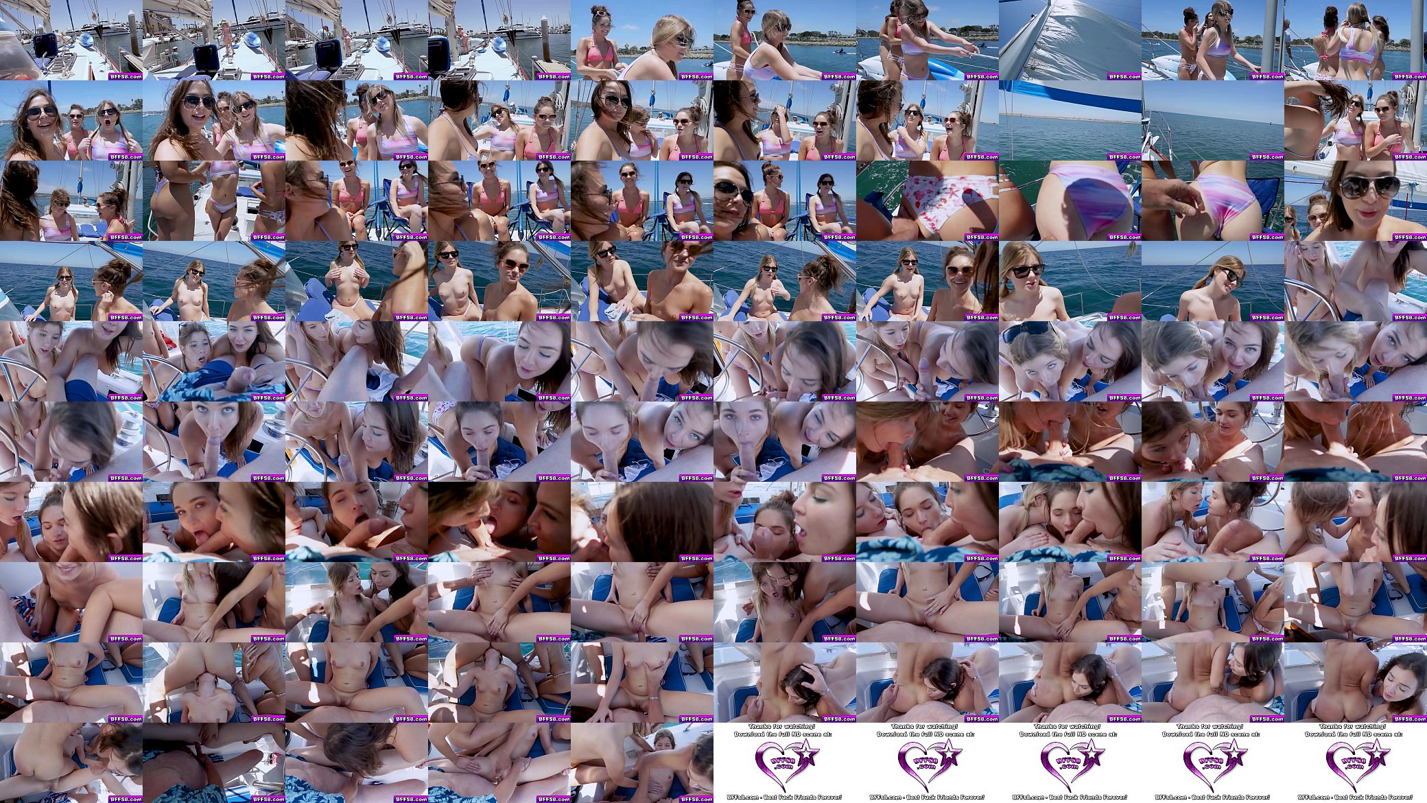 Blair Williams and her friends Vienna and Zoey cock feeding! 预览图