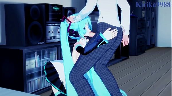 Download Video - Hatsune Miku and Kagamine Rin intense sex&period; - VOCALOID Hentai