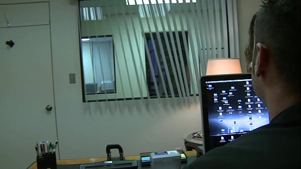 Finally, after you get to see her tight brown eye, her man pulls out his dick and gives...