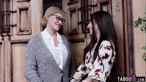 Teen stepsister Indica Monroe kept in check with lesbian sex by Spencer Bradley