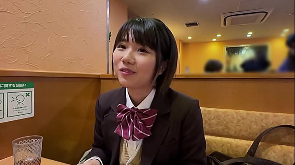 Riku (18) Homecoming Club [Hidden slut J○ who forgives an old man he just met] [First love hotel in his life] [Immoral tight body] [Pinch small breasts attribute] [Second round in sexy waitress costume] [Creampie & Facial Finish] Part1