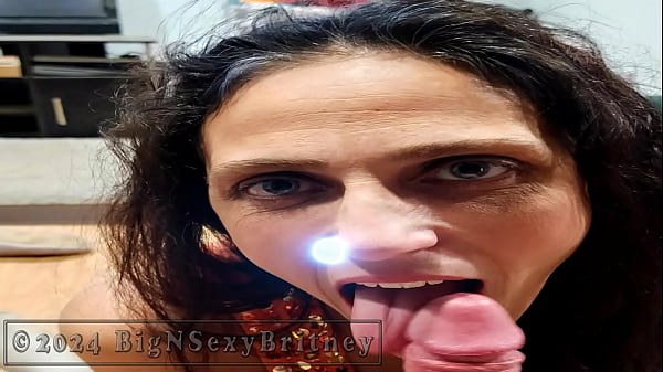 Big N Sexy Britney - The Southern Belle Blowjob Queen - Cumshot and Facial Slideshow