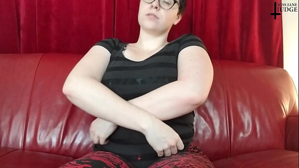 Jane Judge Femdom JOI Session Bald Babe