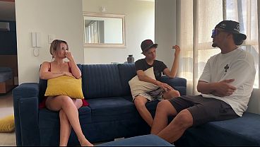 A simple dare ends in me having sex with my stepmother while my best friend masturbates.
