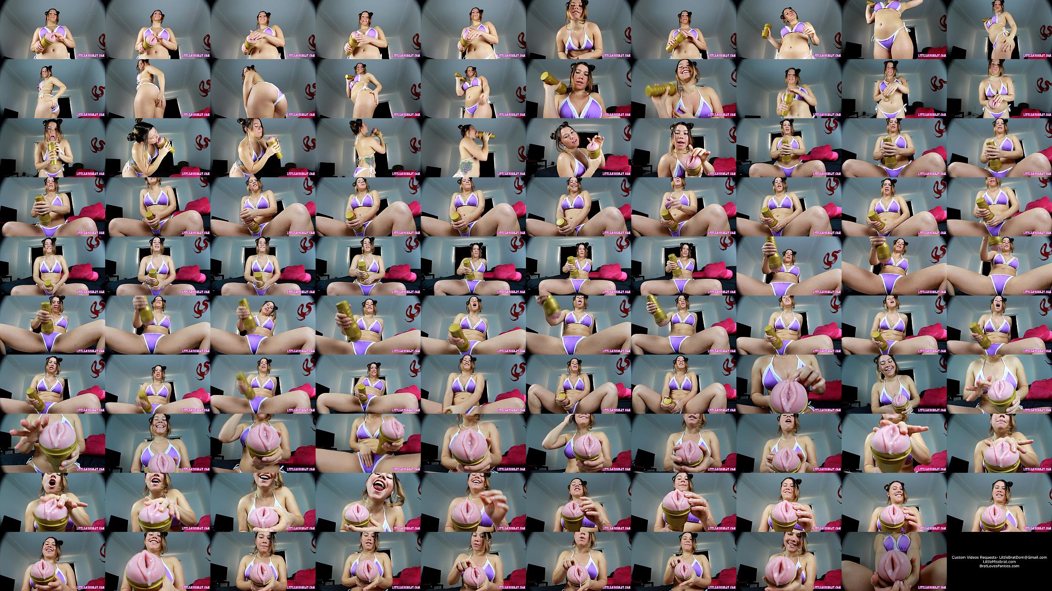 BP022-Sexy Girl Masturbation Instructions with Plasctic Pussyl-Free Video 预览图