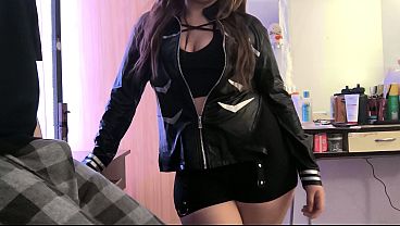 He enjoys my big ass, Mouth and Tits