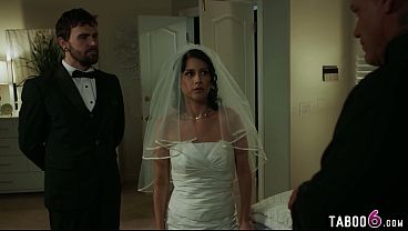 Download Video - Newlywed latina bride confronted with very strange family ritual