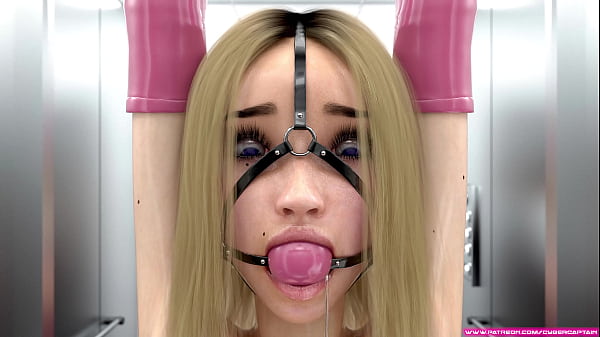 A testvér fém bilincsbe veri a nagy cici nőt