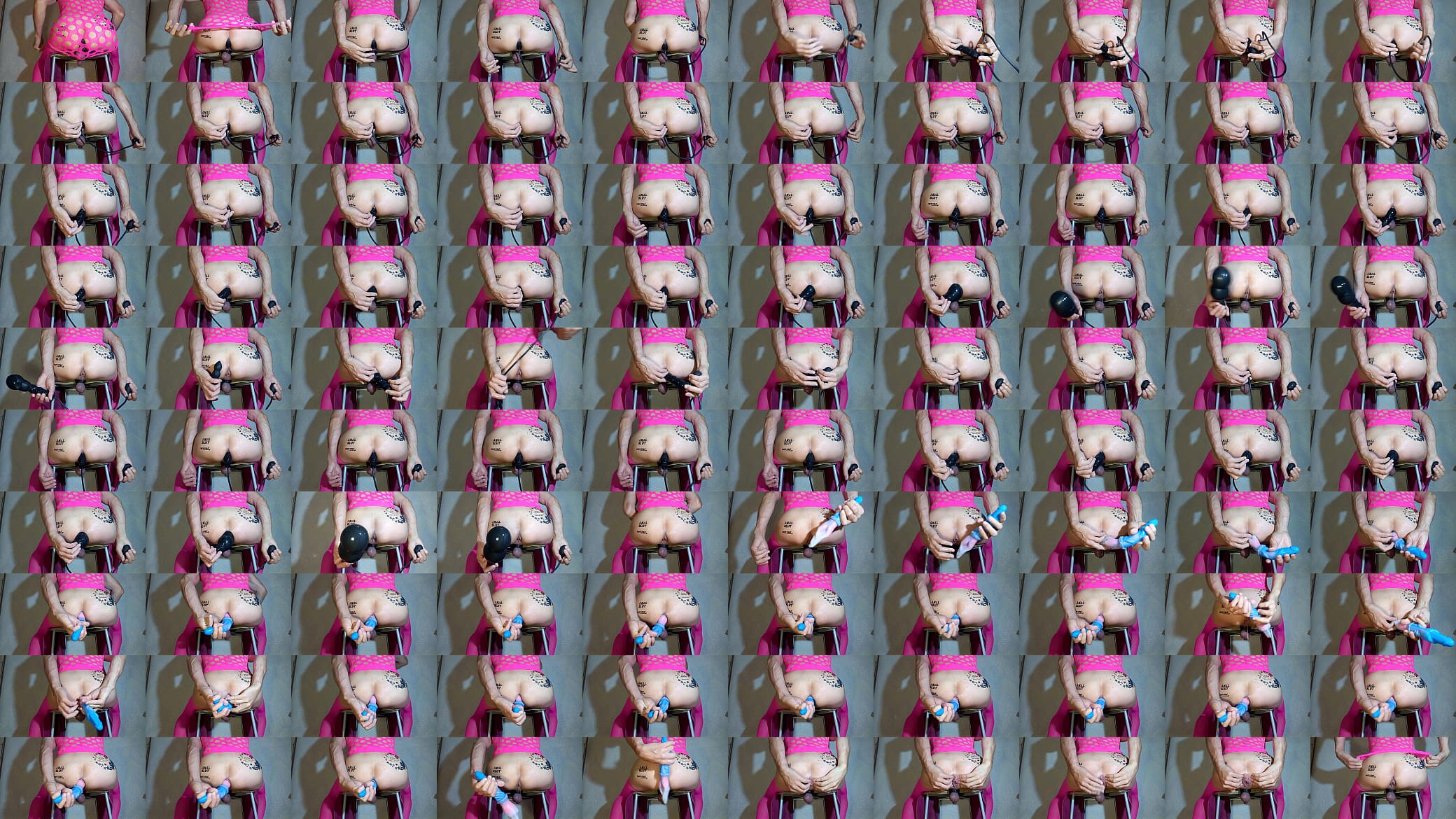 Kinky games with my ass in a pink dress 预览图