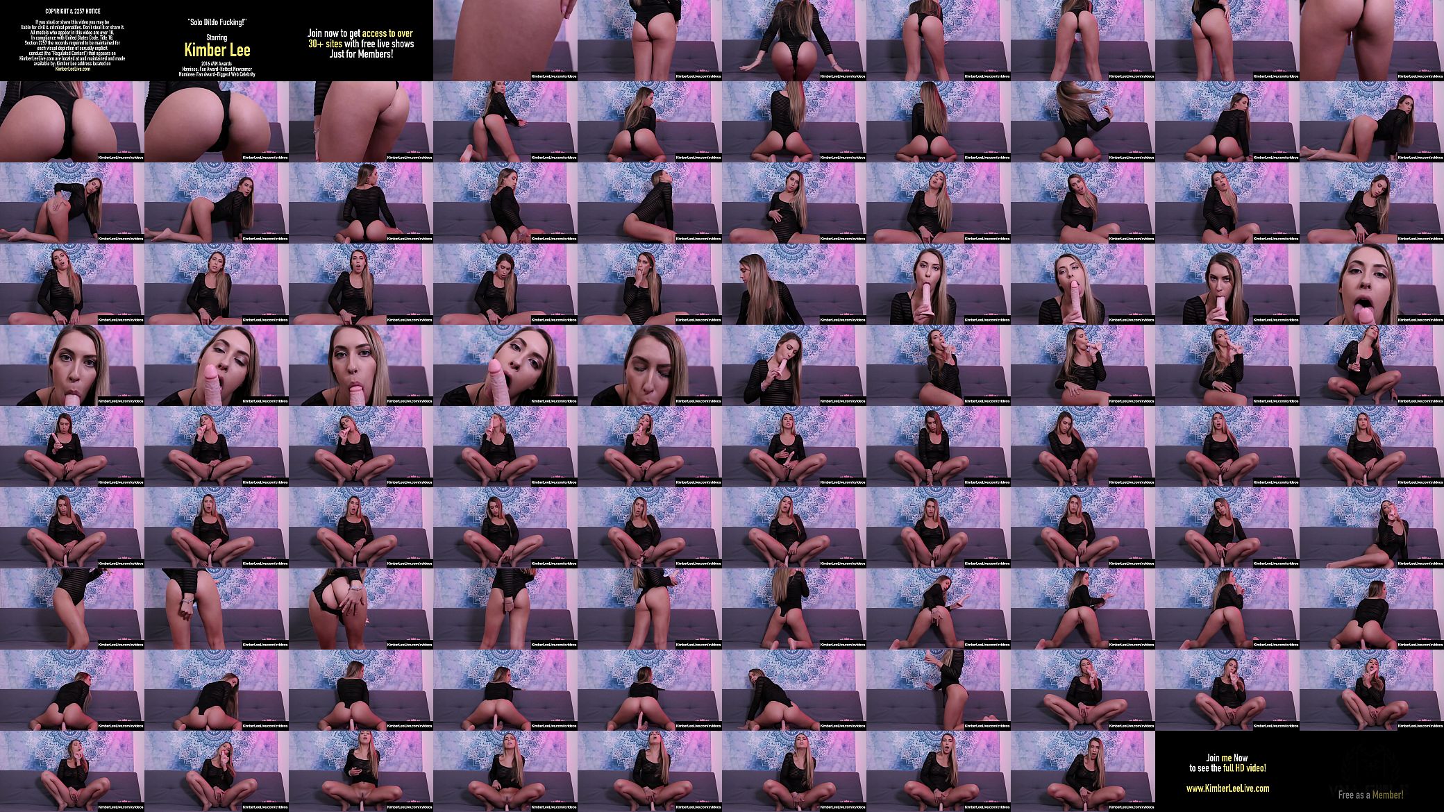 Girl Next Door Kimber Lee Dildo Fucks Her Sweet  Young Pussy 预览图