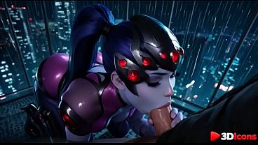 A hot lady gets fucked in every hole on the roof [AI]
