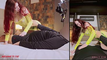 Hot redhead milf wants two dick inside
