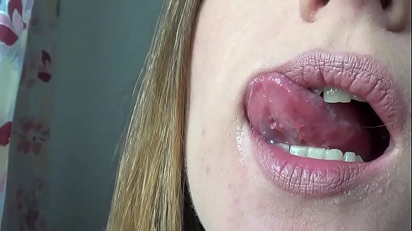 Download Video - b&period; Shows Long Tongue and Suck Sex Toy