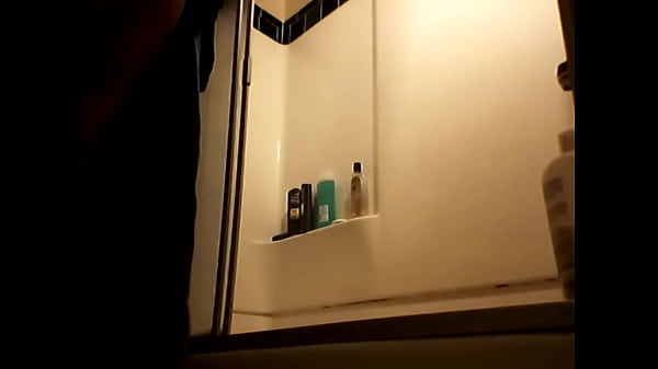 taking a shower