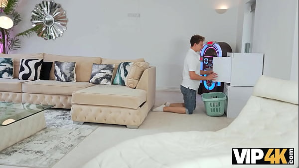 VIP4K. Horny MILF loves my dirty laundry!