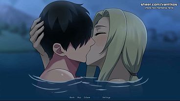 Download Video - Naruto&colon; Kunoichi Trainer &vert; Virgin Blonde MILF Tsunade With A Perfect Skinny Body Has Her First Sex In Public Underwater With An 18yo Boy &vert; Naruto Anime Hentai Porn Game