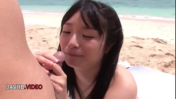Steamy JAV Beach Action With Seductive Hina Maeda Performing Hot Blowjob And