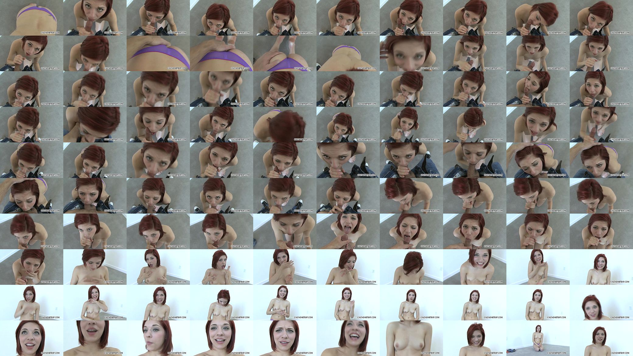 Petite teen redhead sucks cock 预览图