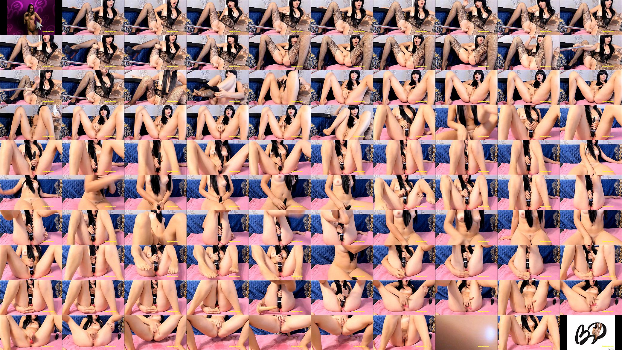 BongaCams brunette squirts a lot after great pussy play 预览图