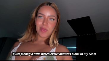 My stepsister never realized that I fucked with her husband in the same bed