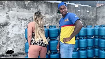 He complained about the gas and got a dick in the ass.