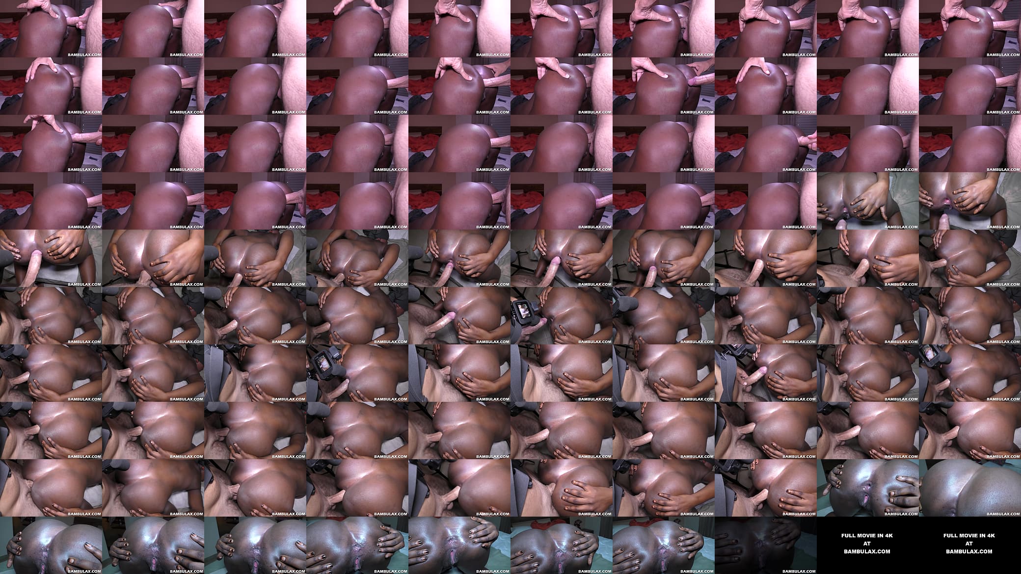 Morning anal sex with ebony slut and big white cock 预览图