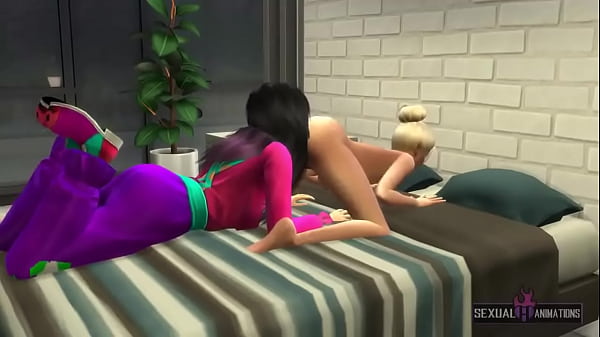 My Girlfriend Gets Horny from a Costume Party, We Have Rough Sex - Sexual Hot Animations