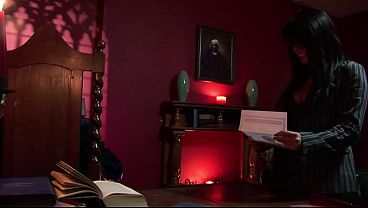 much more! A gang bang should do it! She will only be happy with several cocks getting her...