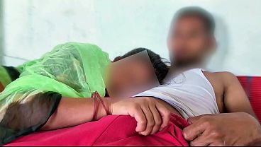 Bhabhi resting on her devar's chest but sister-in-law's pussy is starving.then fucked by devar ,devar bhabhi sex vdeoi