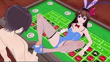 おまるポルカ(バニーガール)と時野そら(バニーガール)の激しいセックス。 - ホロライブVTuberヘンタイ