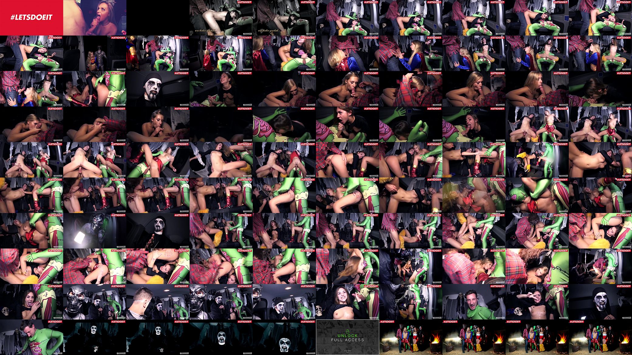 LETSDOEIT - Halloween Fuck Fest On The Kinky Bus (Lullu Gun &amp; Lena Nitro) 预览图
