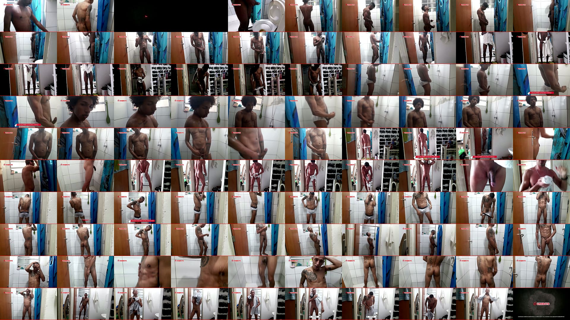 Quatro safadinhos tomando banho | Compila&ccedil;&atilde;o banhos #6 预览图