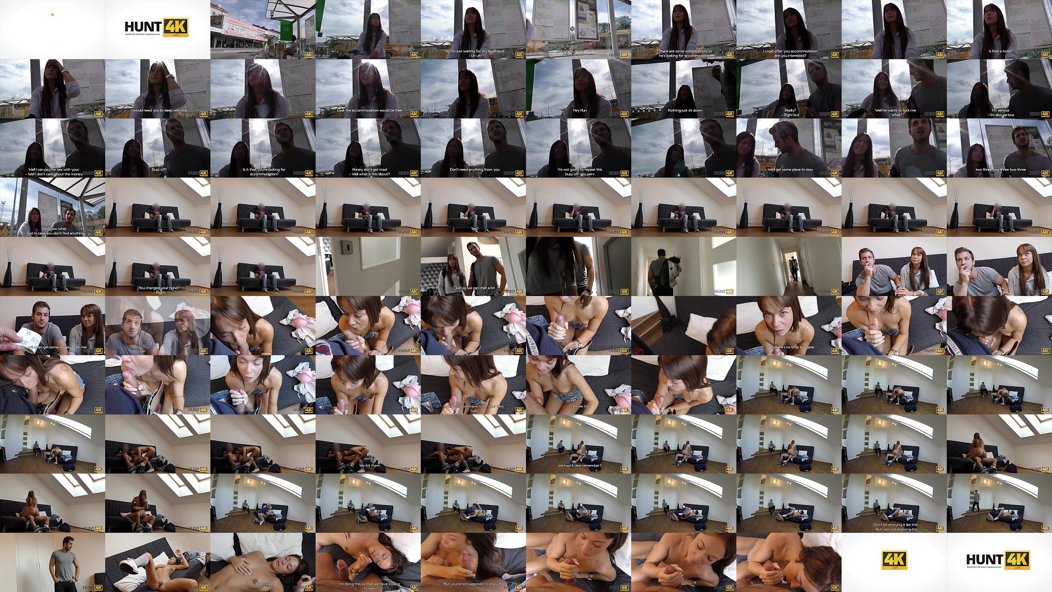 HUNT4K. Sexy beauty in knee socks under my control 预览图