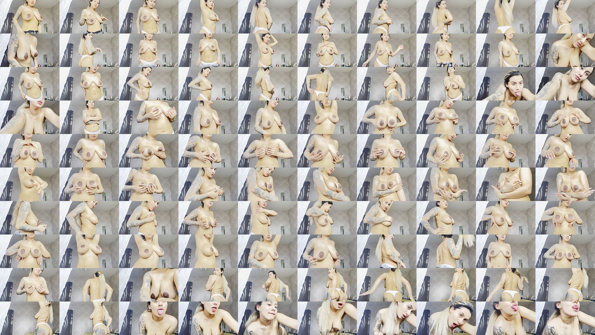 Busty blonde loves to show your sexy body 预览图