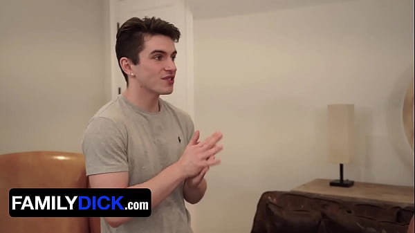 Download Video - Horny Step Brothers Jax Thirio & Caleb Morphy Bareback Fuck Passionately On The Couch - FamilyDick