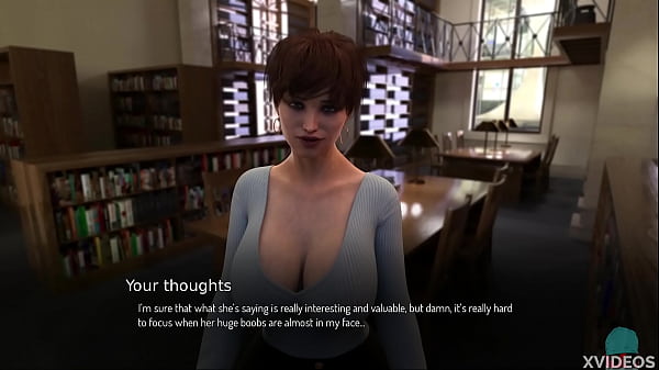 COLLEGE BOUND #03 - Hot MILF librarian with big breasts and a big ass