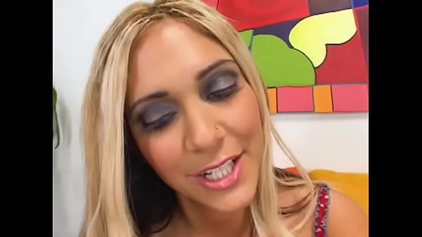 CARMEL MOORE Sexy Big Tits Bleached Blonde British Girl Fucked by Huge Cock and Gets Cum Facial
