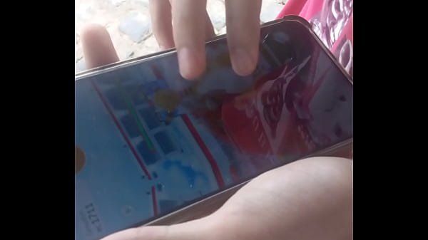 mega anpharos comendo cu de groundon cansado sem dó no pokémon go
