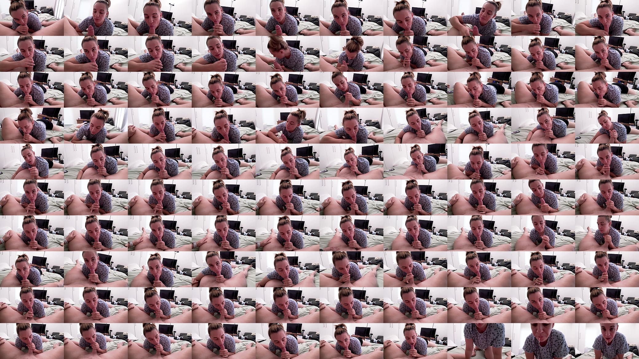 Close UP POV Blowjob Between Stepmom and Stepson 预览图