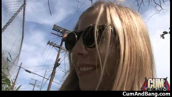 Black girl sucks many white cocks in redneck group 4