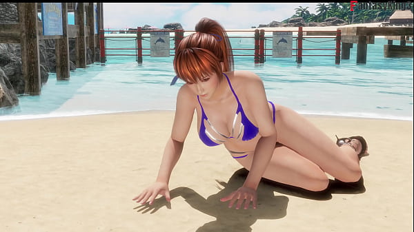 Kasumi fucking in a beach Trailer DOA | FKing3-D E8 | Full Movie on Sheer & PTRN: Fantasyking3