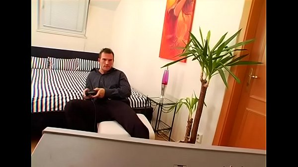 Concupiscent beauties leave clothes on as they fuck hardcore style